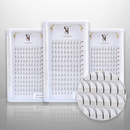 Eyelash extension business 4D-0.07-C-11MM