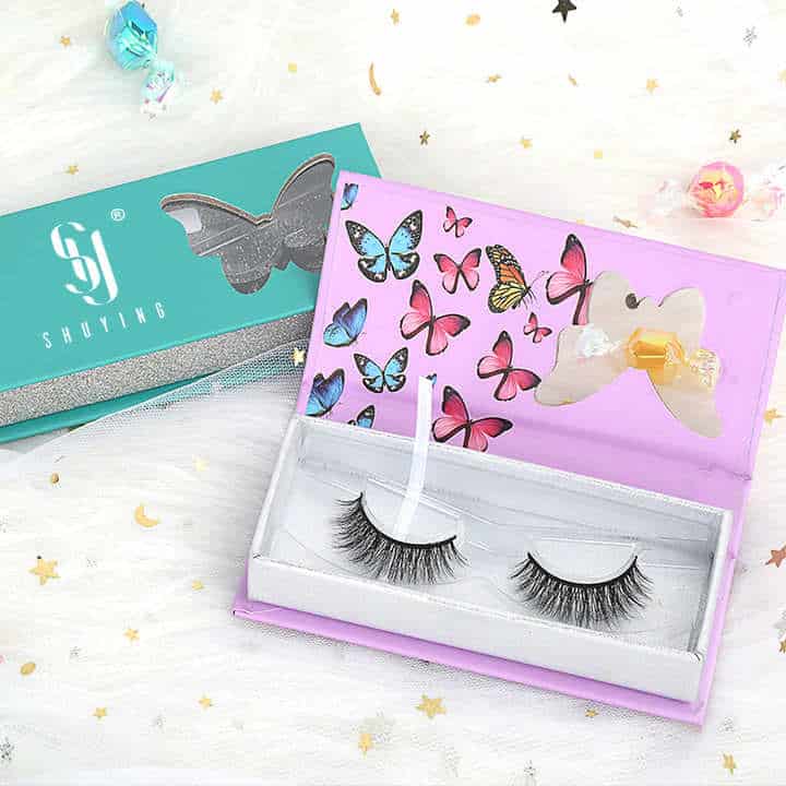 COSTOM BUTTERFLY LASH PACKAGING BOX