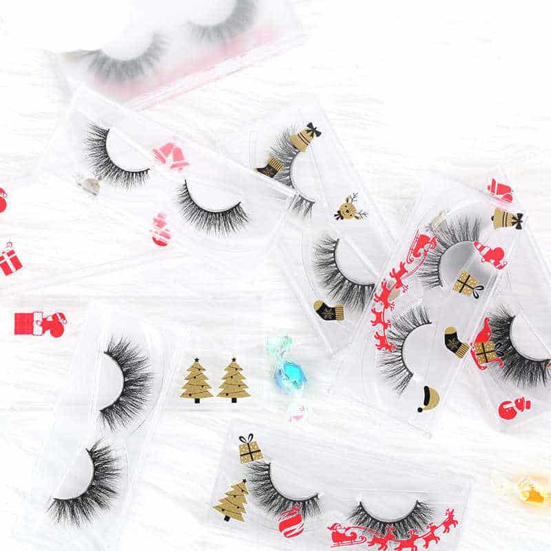 Christmas Eyelash Packaging