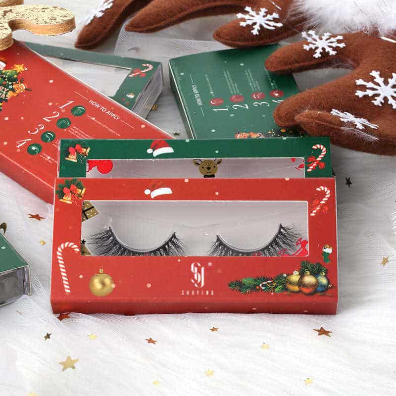 Christmas Eyelash Packaging