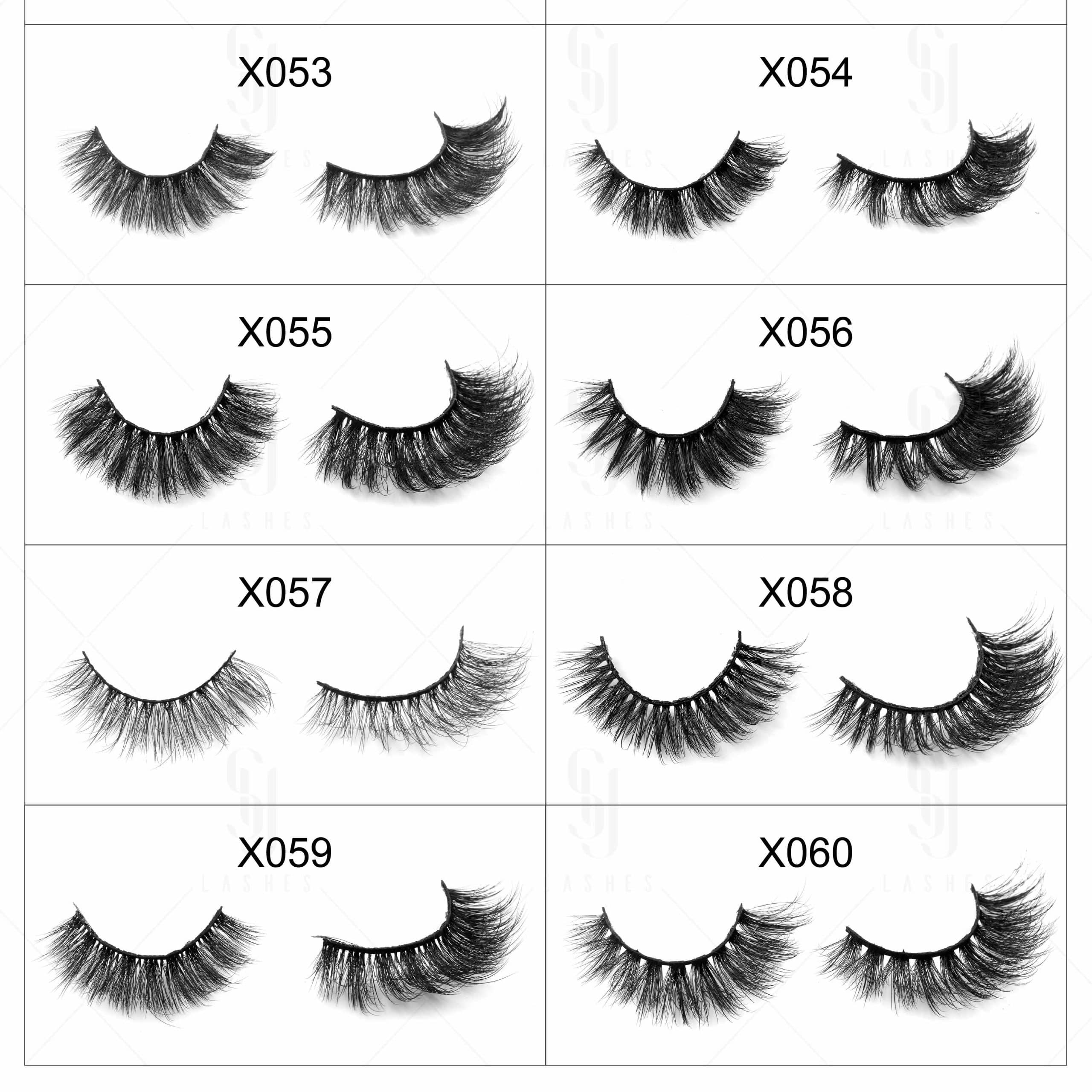 high quality faux mink lashes x seires - SY Lashes-Eyelash Factory ...